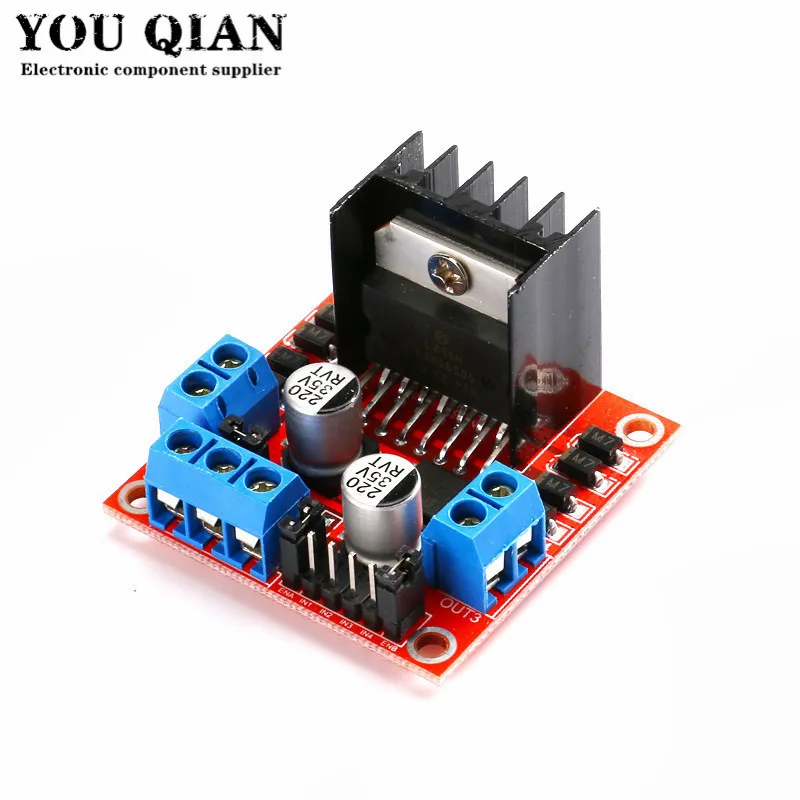 Плата контроллера драйвера двигателя L298N, модуль L298 для Arduino Dual H Bridge, шаговый двигатель постоянного тока, умный автомобильный робот
Плата контроллера драйвера двигателя L298N, модуль L298 для Arduino Dual H Bridge, шаговый двигатель постоянного тока, умный автомобильный робот