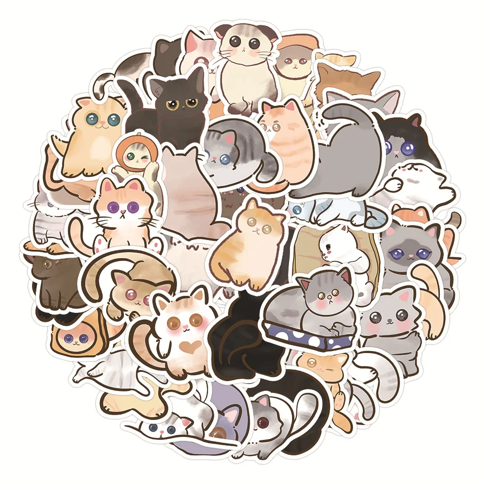 50Pcs Cartoon Ink Little Milk kittens Stickers Decal Toys Decorative Notebook Refrigerator Skateboard Waterproof Graffiti 
50Pcs Cartoon Ink Little Milk kittens Stickers Decal Toys Decorative Notebook Refrigerator Skateboard Waterproof Graffiti