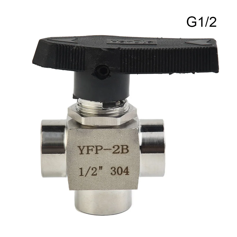 1pcs 3 Way Ball Valve 304 Stainless Steel BSPP Female Thread Valve G1/8 G1/4 G3/8 G1/2 For Water Oil Gas Fuel Plumbing Accessory
1pcs 3 Way Ball Valve 304 Stainless Steel BSPP Female Thread Valve G1/8 G1/4 G3/8 G1/2 For Water Oil Gas Fuel Plumbing Accessory