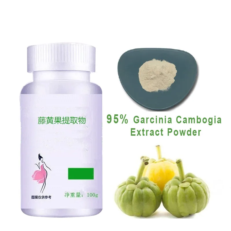 

HCA Garcinia Cambogia Powder Hydroxycitric Acid slim reduction diet Appetite Controlt Inhibit f-at production100g/bottle