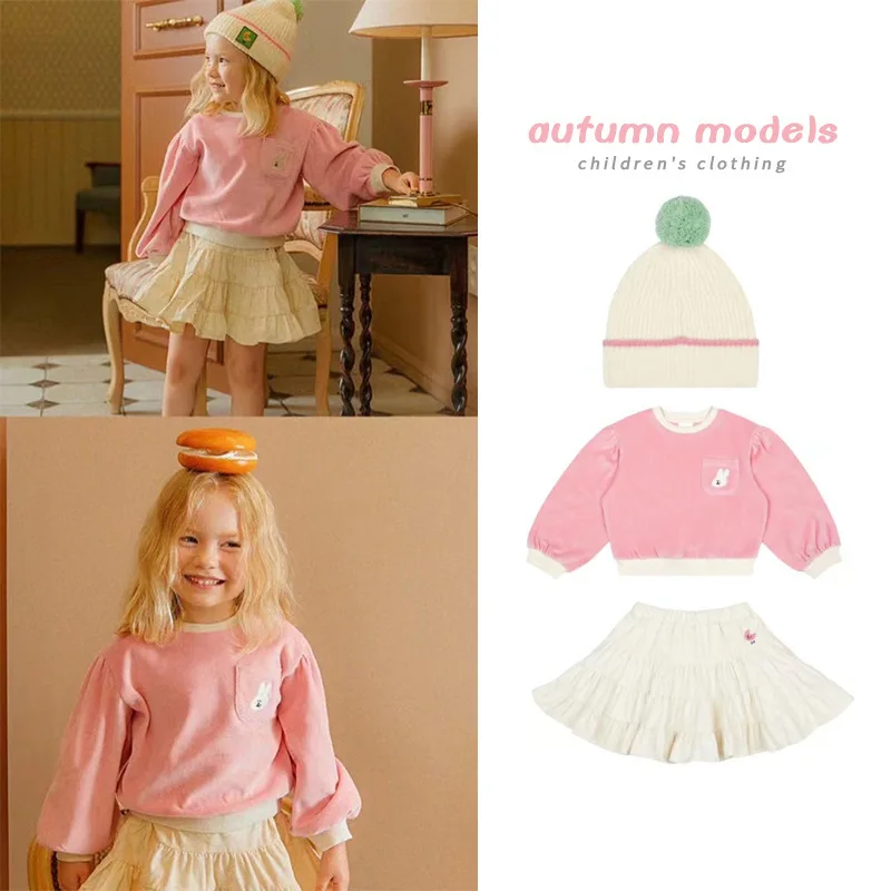 Korean Kids Clothes Girls Sweaters SKirt Hat Set 2022New PS Autumn Cute Rabbit Pullover Sweatshirts Children's Clothings Outfits
Korean Kids Clothes Girls Sweaters SKirt Hat Set 2022New PS Autumn Cute Rabbit Pullover Sweatshirts Children's Clothings Outfits