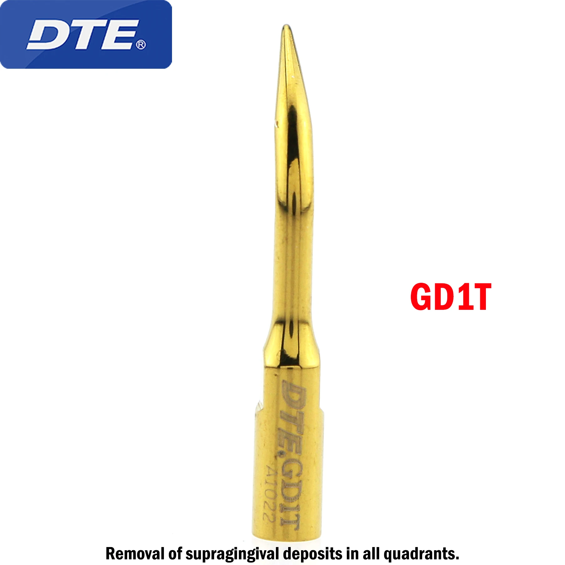 

Woodpecker DTE 1/5 шт. GD1T Позолоченные стоматологические ультразвуковые наконечники скалера подходят для DTE/SATELEC наконечника