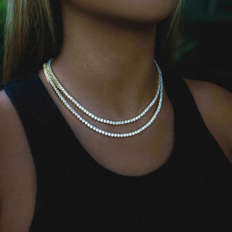 2022 New Fashion White Color Round Zircon Necklaces for Women Simple Personality Design Wild Necklace Wedding Party Jewelry Gift
2022 New Fashion White Color Round Zircon Necklaces for Women Simple Personality Design Wild Necklace Wedding Party Jewelry Gift
