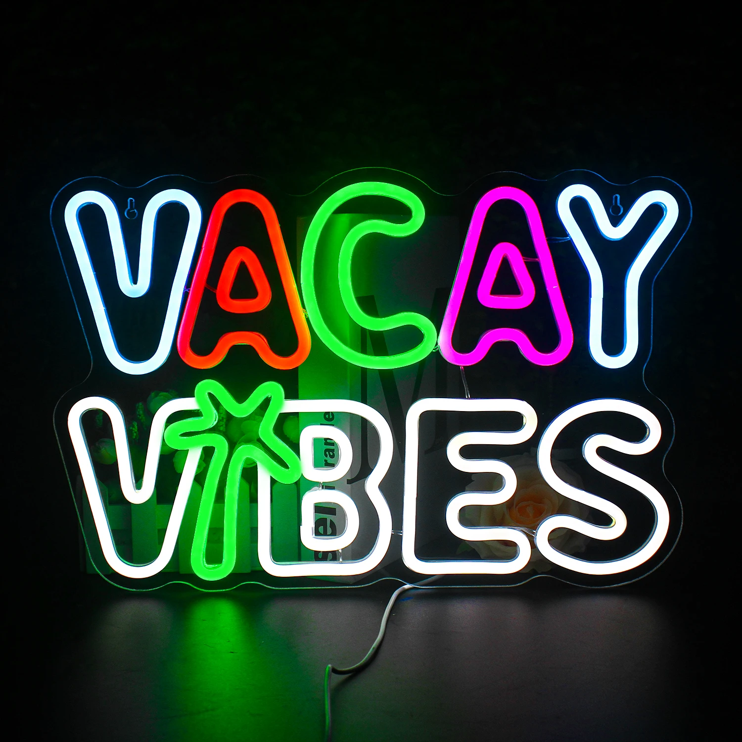 LED Neon Light VACAY TBES Neon Signs for Club Luminous Wedding Party Game Room Store Wall Hangings USB Acrylic Art Neon
LED Neon Light VACAY TBES Neon Signs for Club Luminous Wedding Party Game Room Store Wall Hangings USB Acrylic Art Neon