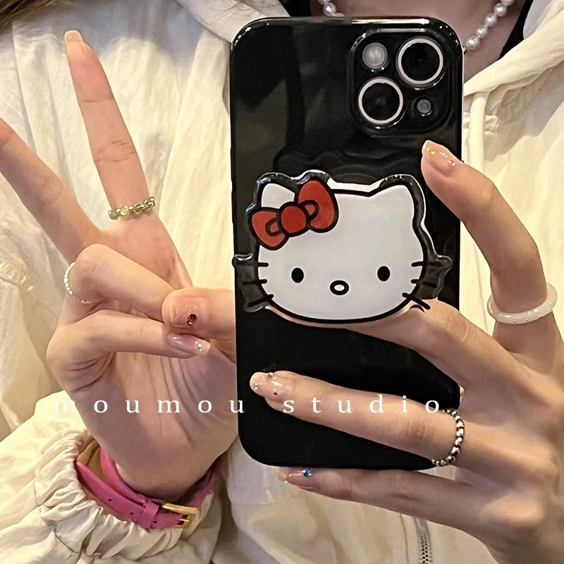 Забавная подставка для телефона Sanrio Hello Kitty аксессуар Выдвижная складная паста застежка на палец кольцо застежка симпатичный аксессуар для Iphone подарок
Забавная подставка для телефона Sanrio Hello Kitty аксессуар Выдвижная складная паста застежка на палец кольцо застежка симпатичный аксессуар для Iphone подарок