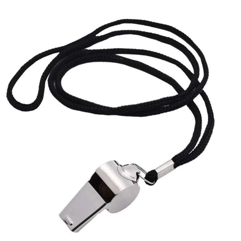 Stainless Steel Whistle First Aid Whistle Soccer Football Basketball Hockey Baseball Sports Referee Whistle Survival Outdoor
Stainless Steel Whistle First Aid Whistle Soccer Football Basketball Hockey Baseball Sports Referee Whistle Survival Outdoor