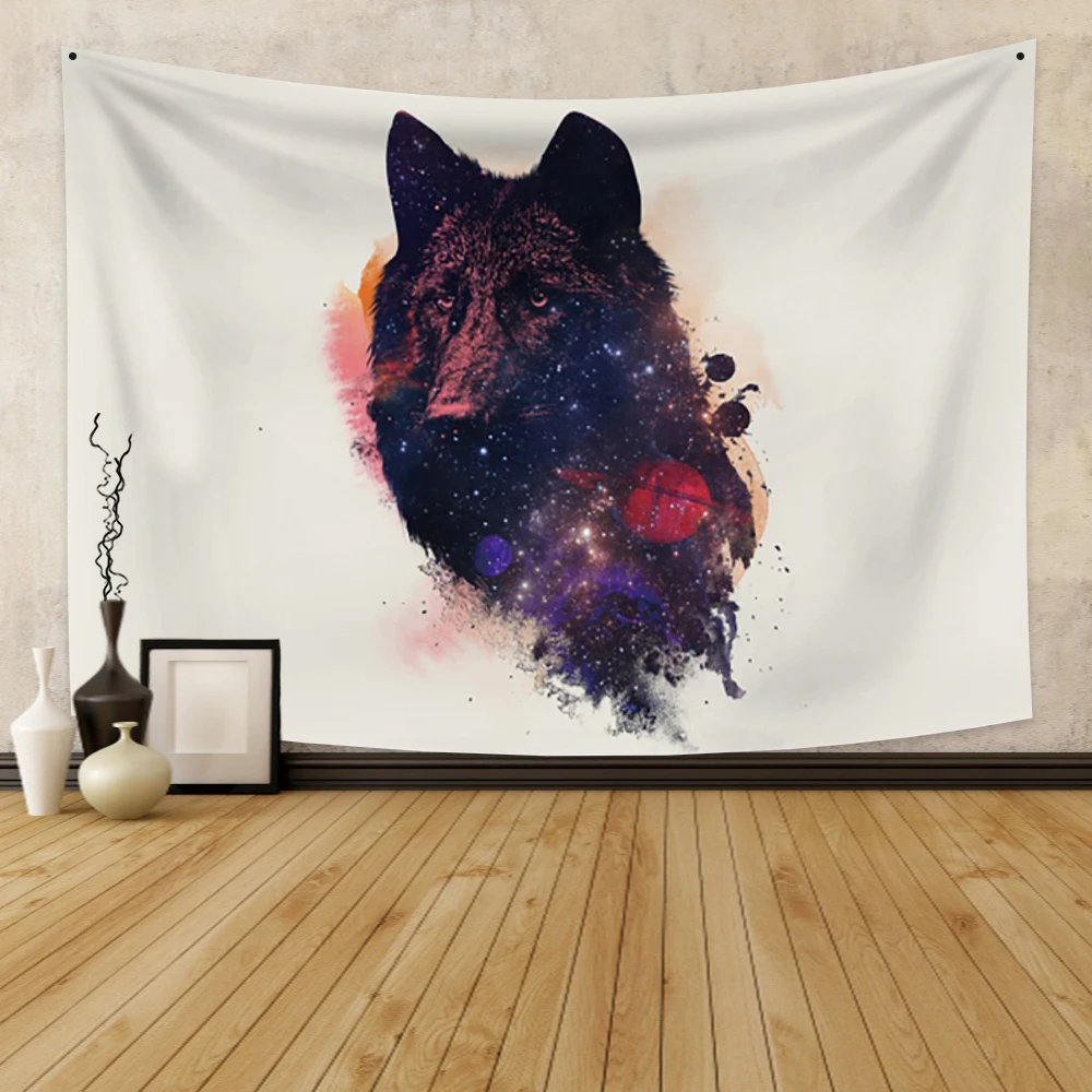 3D Wolf Pattern Cosmic Starry Tapestry Aesthetic Room Decor Wall Hanging Art Psychedelic Witchcraft Beach Towel Mandala
3D Wolf Pattern Cosmic Starry Tapestry Aesthetic Room Decor Wall Hanging Art Psychedelic Witchcraft Beach Towel Mandala