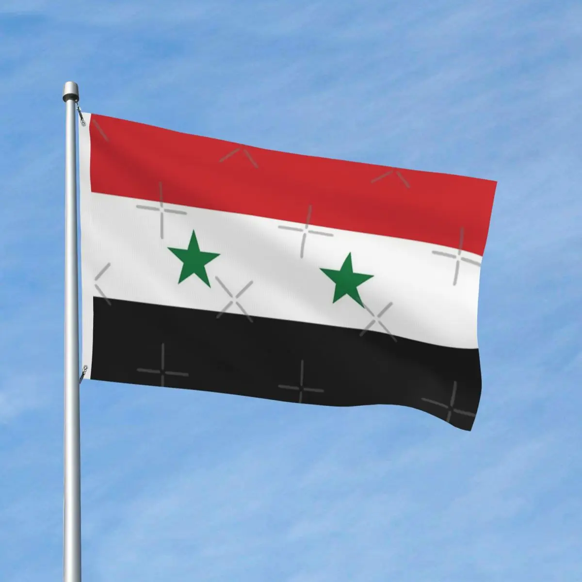 Национальный флаг Сирии декор с флагами винтажные комнатные яркие цвета драпированные изящные
Национальный флаг Сирии декор с флагами винтажные комнатные яркие цвета драпированные изящные