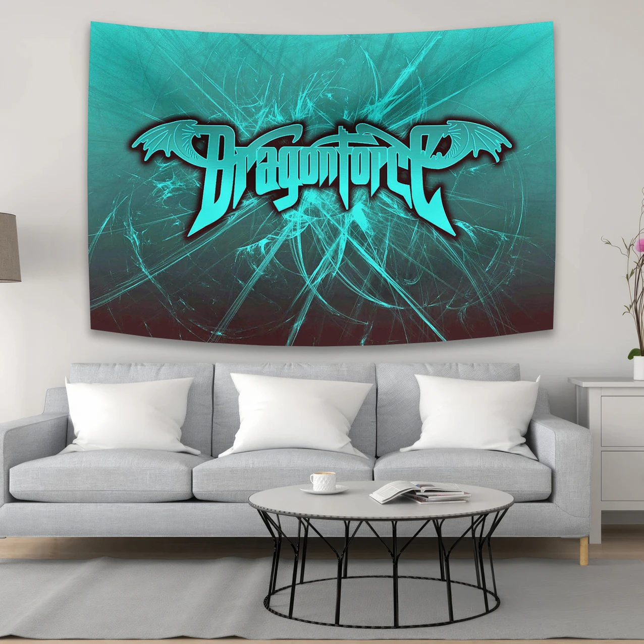 

Декоративный баннер из полиэстера с рисунком в виде стрекозы американской музыкальной группы рок, украшение для дома или спальни, баннер, гобелен