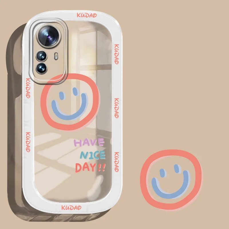 Simple smiley Xiaomi 12 phone case for 11Pro men and women 10s youth version all-inclusive 9 anti-fall civi2 soft case
Simple smiley Xiaomi 12 phone case for 11Pro men and women 10s youth version all-inclusive 9 anti-fall civi2 soft case