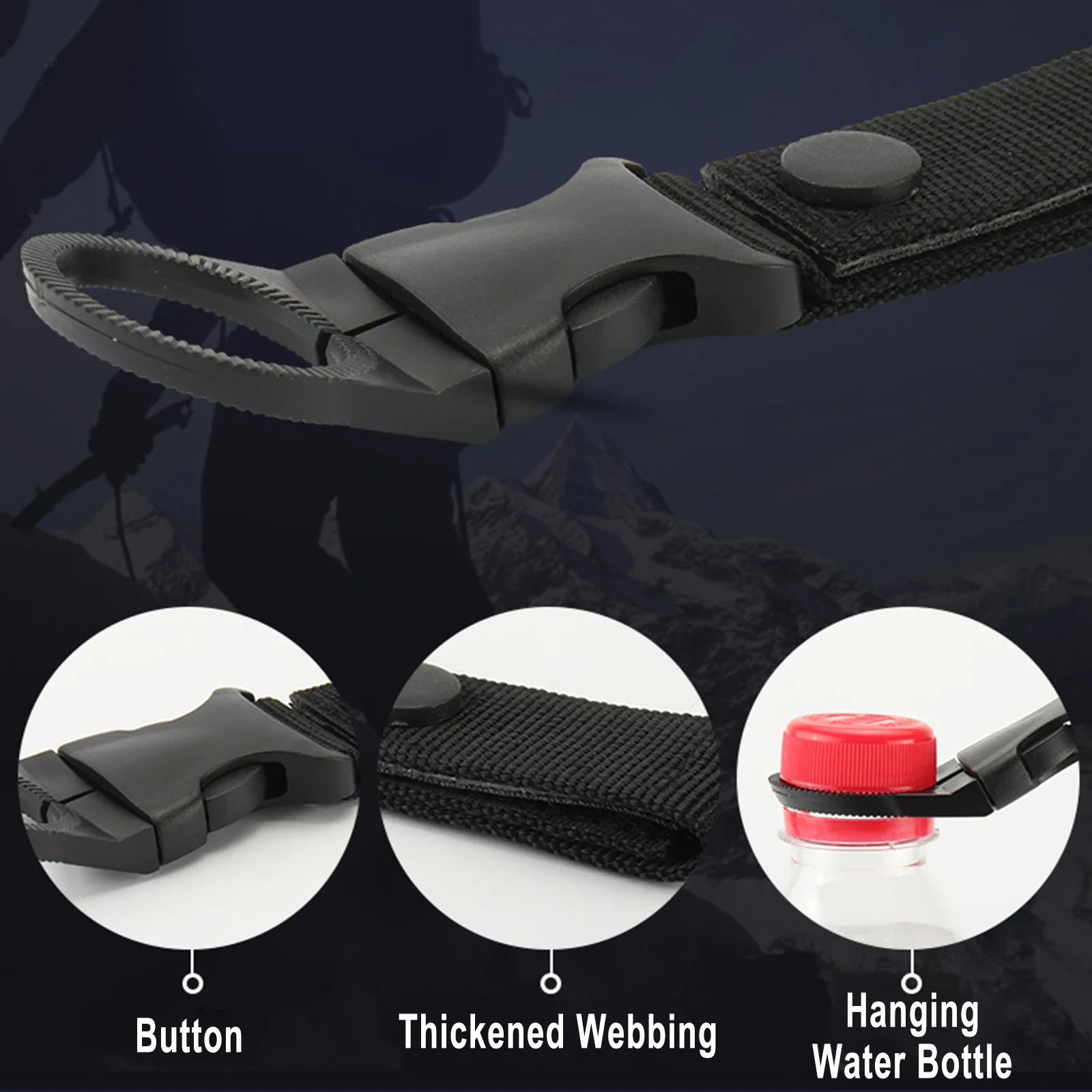 Practical Durable Buckle Clip Hanging Clip Utdoor Water Accessory Bottle Carrier Outdoor Sports Sporting Goods
Practical Durable Buckle Clip Hanging Clip Utdoor Water Accessory Bottle Carrier Outdoor Sports Sporting Goods