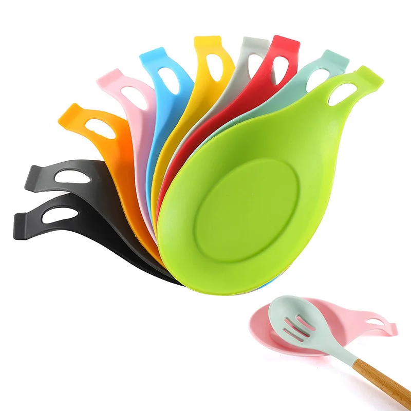 Spoon Pad Kitchen Food Grade Silicone Spoon Fork Mat Hanging Heat Resistant Scoop Rests Non-Slip Spoon Rack Kitchen Storage Tool
Spoon Pad Kitchen Food Grade Silicone Spoon Fork Mat Hanging Heat Resistant Scoop Rests Non-Slip Spoon Rack Kitchen Storage Tool