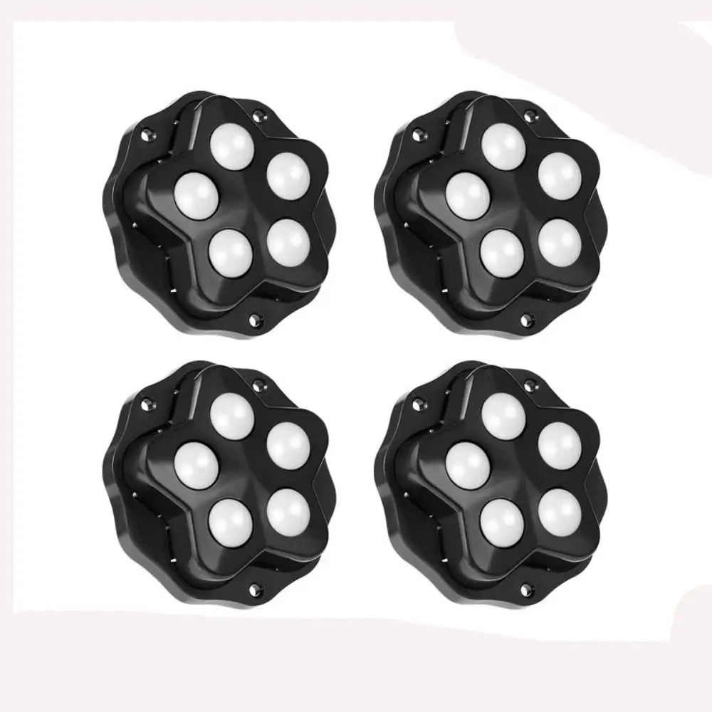 4 шт./компл. универсальные колеса Mute Ball, 5 бусин, прочные, несущие на 360 градусов ° Вращающийся шкив, самоклеящийся стол, аксессуары для перемещения
4 шт./компл. универсальные колеса Mute Ball, 5 бусин, прочные, несущие на 360 градусов ° Вращающийся шкив, самоклеящийся стол, аксессуары для перемещения