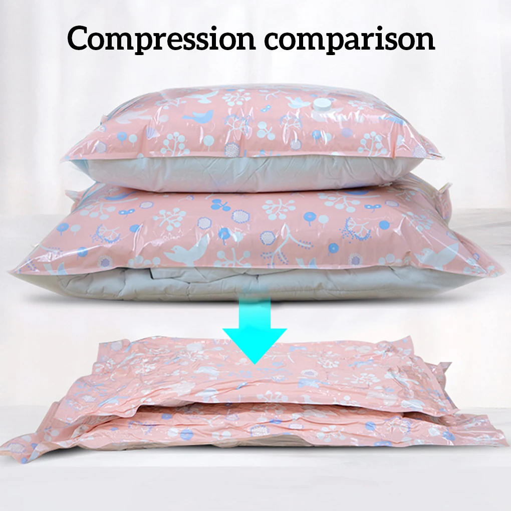 Vacuum Storage Bag Space Saver Compression Pouch Sealing Pack for Quilt Blanket Clothes Travel 100x70cm
Vacuum Storage Bag Space Saver Compression Pouch Sealing Pack for Quilt Blanket Clothes Travel 100x70cm