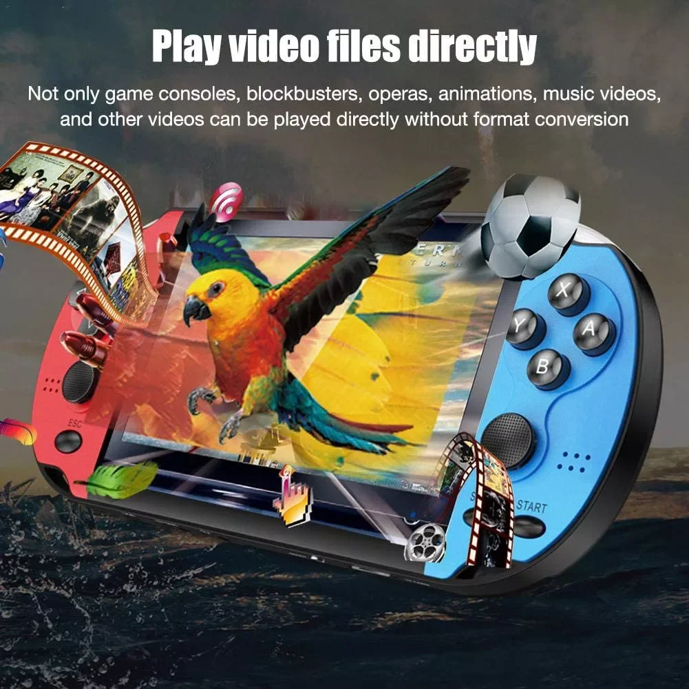 NEW2023 Portable Game Console AV TV Out MP3 MP4 Game Player X7 4.3 inch TFT Display 8GB for Game Entertainment Accessories
NEW2023 Portable Game Console AV TV Out MP3 MP4 Game Player X7 4.3 inch TFT Display 8GB for Game Entertainment Accessories