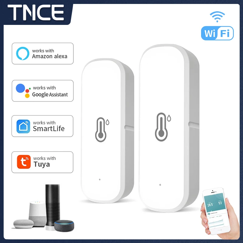 Умный детектор температуры и влажности TNCE WiFi Tuya, комнатный гигрометр-контроллер для мониторинга, работает с Alexa Google Home
Умный детектор температуры и влажности TNCE WiFi Tuya, комнатный гигрометр-контроллер для мониторинга, работает с Alexa Google Home