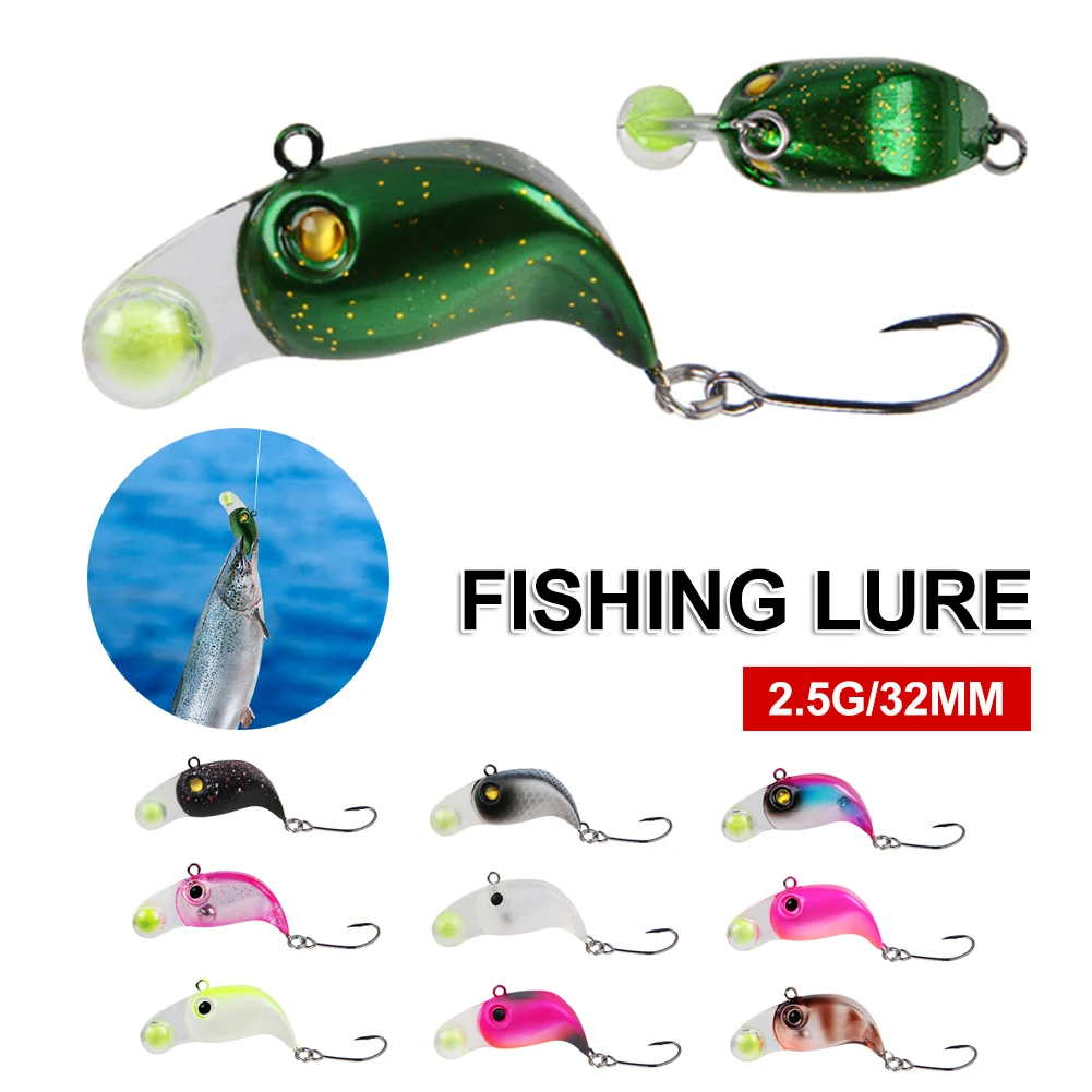 Fishing Lure 2.5g/25mm Mini VIB Micro Sinking Lure Crank Artificial Baits Crankbait Wobblers Bass Trout Area Fishing Lures
Fishing Lure 2.5g/25mm Mini VIB Micro Sinking Lure Crank Artificial Baits Crankbait Wobblers Bass Trout Area Fishing Lures