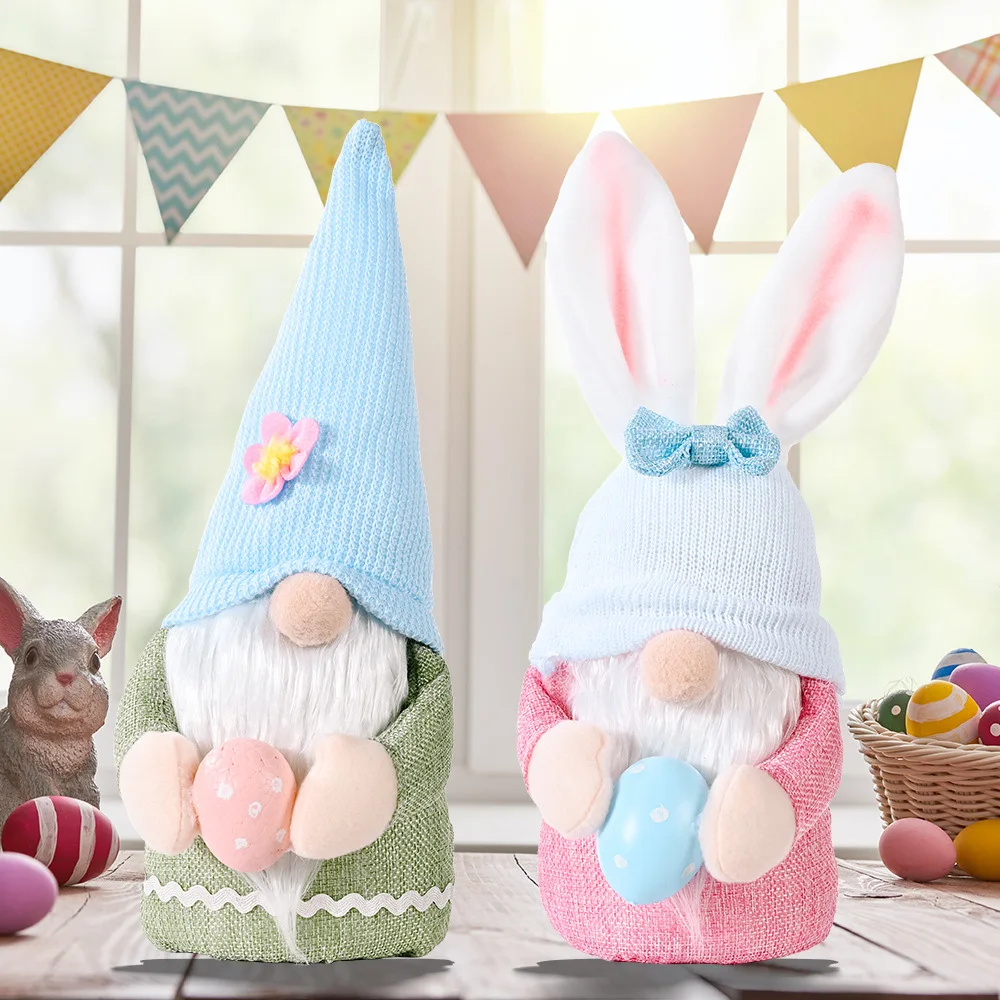 Large Easter Cute Bunny Elf Dolls Egg Rabbit Party Happy Easter Party Decor for Home 2022 Easter Kids Faceless Toys Gifts Favor
Large Easter Cute Bunny Elf Dolls Egg Rabbit Party Happy Easter Party Decor for Home 2022 Easter Kids Faceless Toys Gifts Favor
