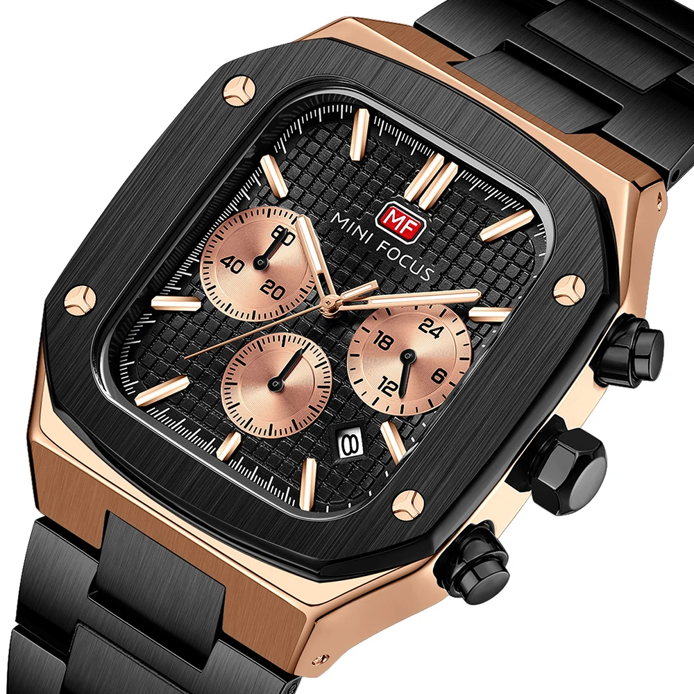 Часы наручные мужские кварцевые, водонепроницаемые, из нержавеющей стали
Часы наручные мужские кварцевые, водонепроницаемые, из нержавеющей стали