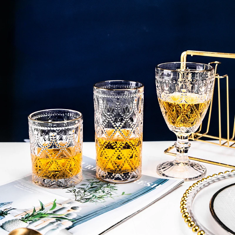 Retro Embossed Glass Water Cup Home Glass Continental Breakfast Cup Mouthwash Cup Rhombus Jewel Cup Bar Drinkware
Retro Embossed Glass Water Cup Home Glass Continental Breakfast Cup Mouthwash Cup Rhombus Jewel Cup Bar Drinkware