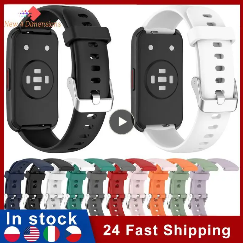 

Silicone 16mm Wrist Strap Smartwatch Mini Wrist Strap For Keep B4 Silicone Strap For Keep B4 For Huawei Watch Fit Non-slip 2023