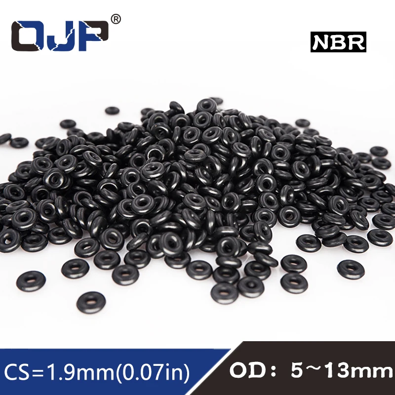 50PC/lot Rubber Ring NBR Sealing O Ring CS1.9mm OD5/5.5/6/6.5/7/8/8.5/9/9.5/10/10.5/11/11.5/12/12.5/13/13.5mm O-Ring Seal Gasket
50PC/lot Rubber Ring NBR Sealing O Ring CS1.9mm OD5/5.5/6/6.5/7/8/8.5/9/9.5/10/10.5/11/11.5/12/12.5/13/13.5mm O-Ring Seal Gasket