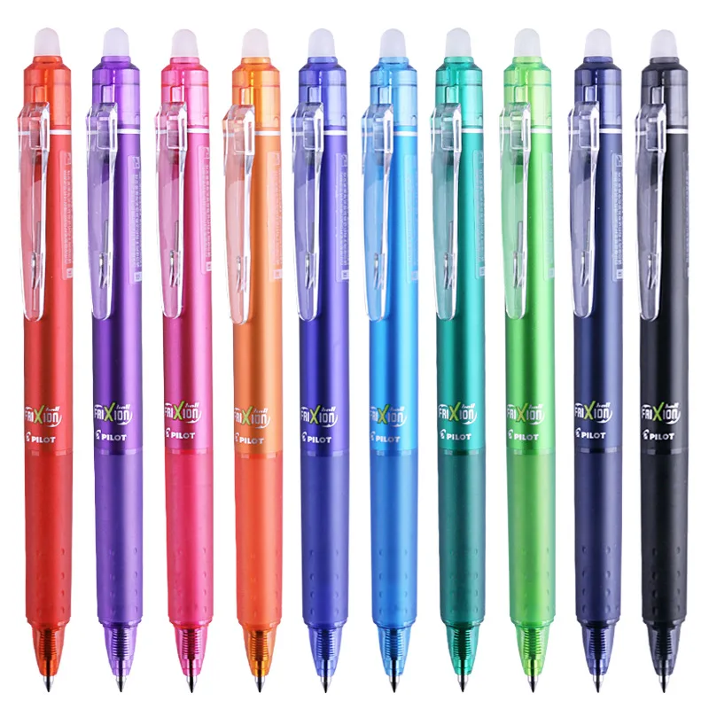Erasable pen Press neutral pen 0.5 multicolor hand pen color pen writing temperature controlled color pen
Erasable pen Press neutral pen 0.5 multicolor hand pen color pen writing temperature controlled color pen