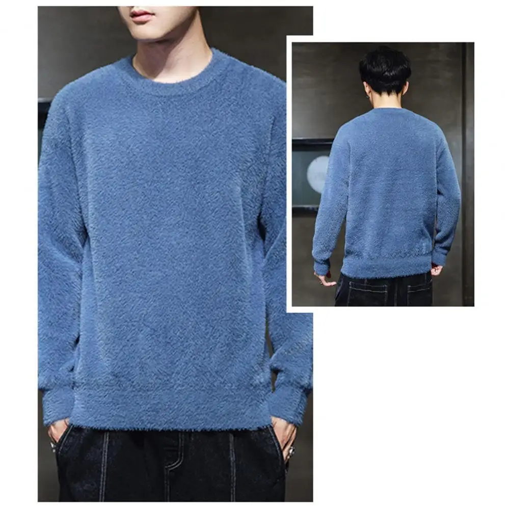 Trendy Men Autumn Sweater Pullover Men Winter Sweater Solid Color Round Neck Winter Sweater Keep Warm
Trendy Men Autumn Sweater Pullover Men Winter Sweater Solid Color Round Neck Winter Sweater Keep Warm