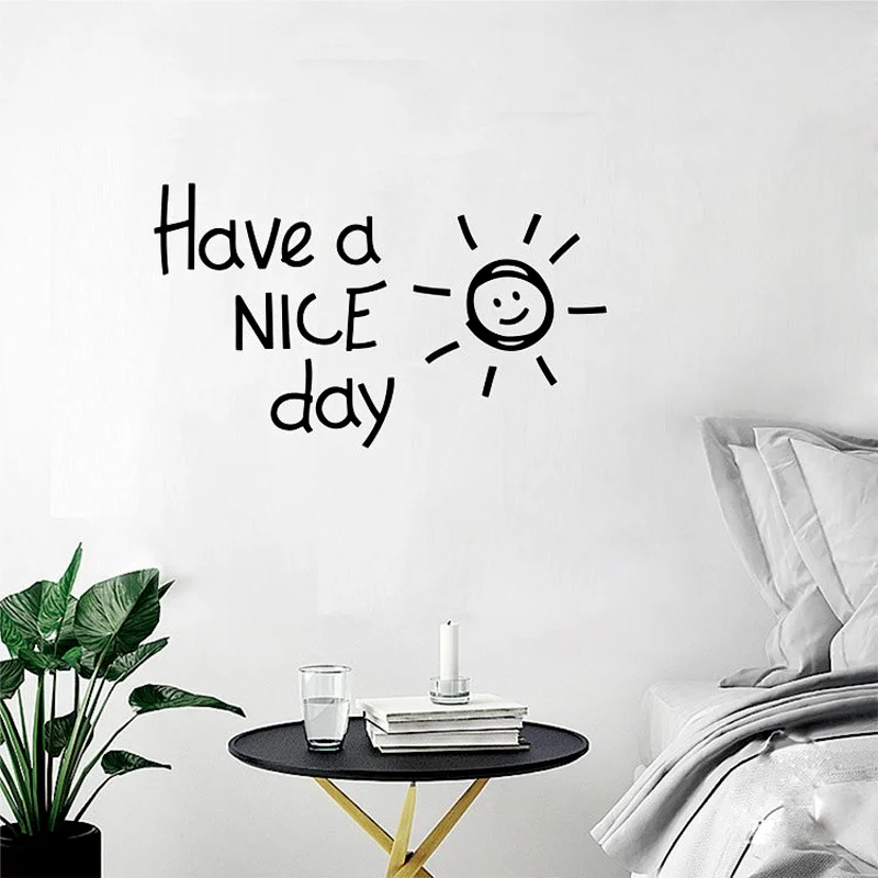 Living Room Bedroom Home Decoration Decals Ins Simple Stickers Bedroom Stickers Have A Nice Day Cute Sun Vinyl Wall Stickers
Living Room Bedroom Home Decoration Decals Ins Simple Stickers Bedroom Stickers Have A Nice Day Cute Sun Vinyl Wall Stickers