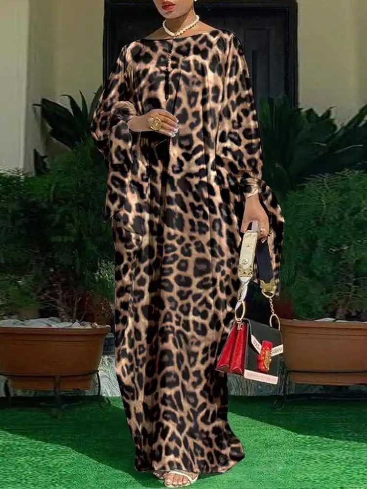 VONDA Bohemian Casual Leopard Printed Maxi Dress 2023 Women Long Sleeve Pleated Sexy O Neck Party Dresses Vintage Vestidos Robe
VONDA Bohemian Casual Leopard Printed Maxi Dress 2023 Women Long Sleeve Pleated Sexy O Neck Party Dresses Vintage Vestidos Robe