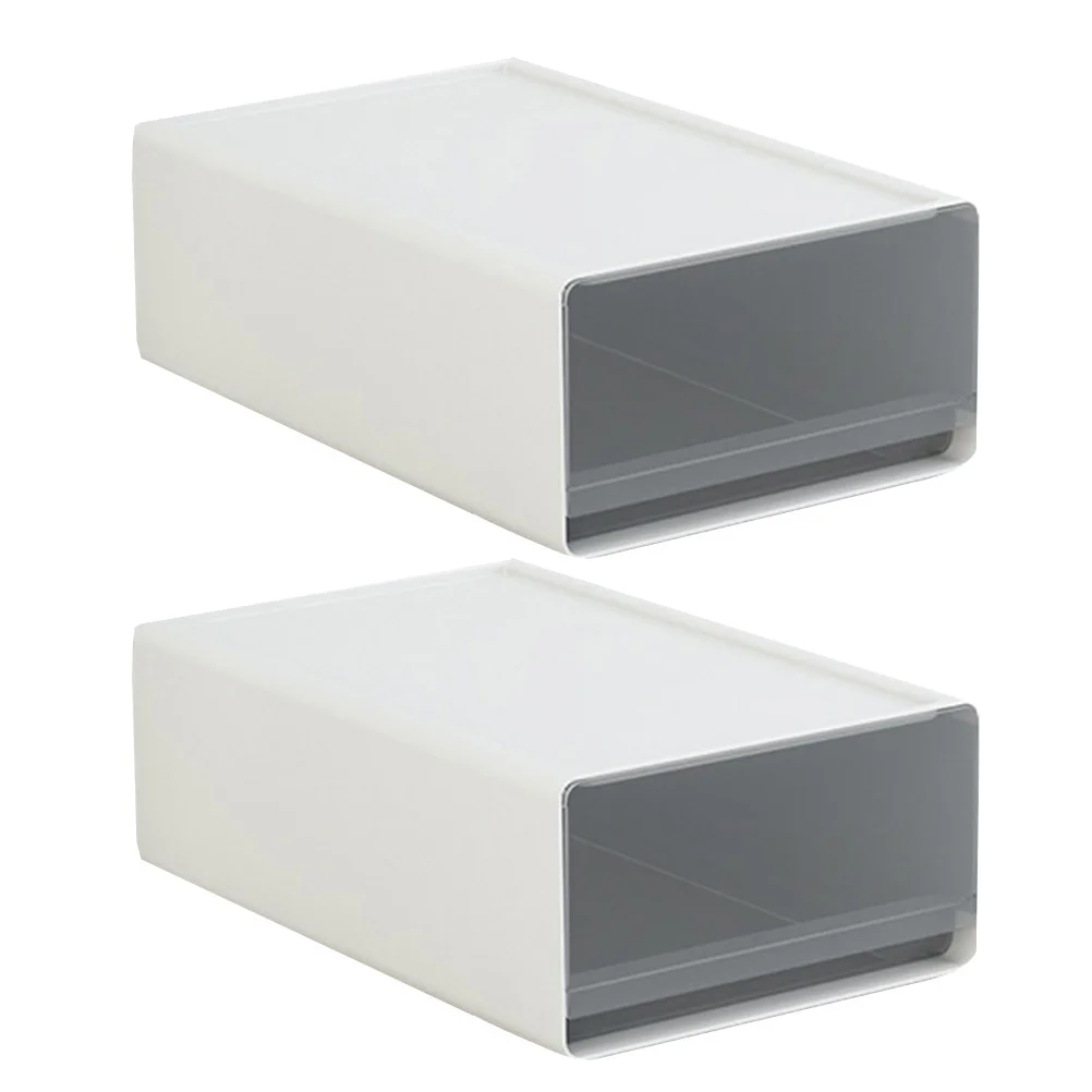 2PCS Clear Desktop Drawer Stacking Drawer Pens Pencils Holder Small Organizer Box Storage Container Case for Home Office White
2PCS Clear Desktop Drawer Stacking Drawer Pens Pencils Holder Small Organizer Box Storage Container Case for Home Office White