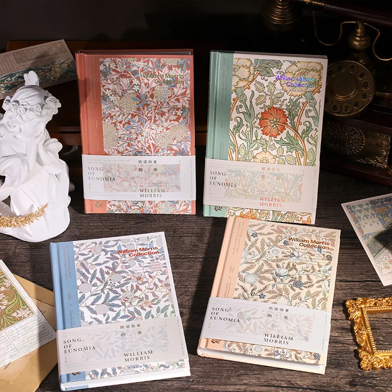 8PCS/LOT Vintage Golden Printed Floral Deign Hardcover Notebooks A5 Collection Set Morris Art Diary 224P
8PCS/LOT Vintage Golden Printed Floral Deign Hardcover Notebooks A5 Collection Set Morris Art Diary 224P