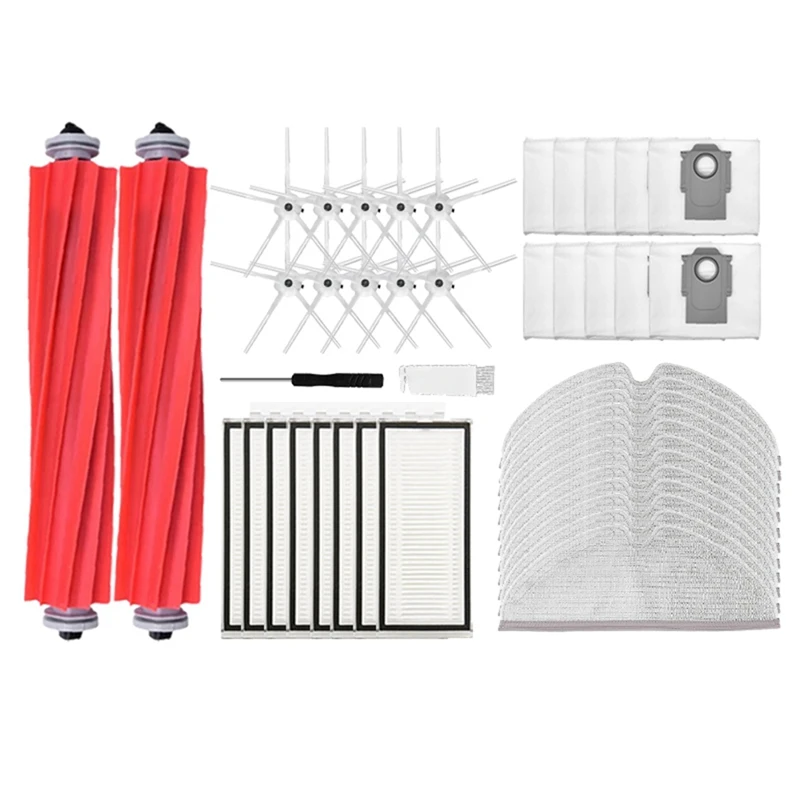 Main Side Brush Hepa Filter Mop Cloth For Xiaomi Roborock Q7 Max, Q7 Max+, T8 Robot Vacuum Cleaner
Main Side Brush Hepa Filter Mop Cloth For Xiaomi Roborock Q7 Max, Q7 Max+, T8 Robot Vacuum Cleaner