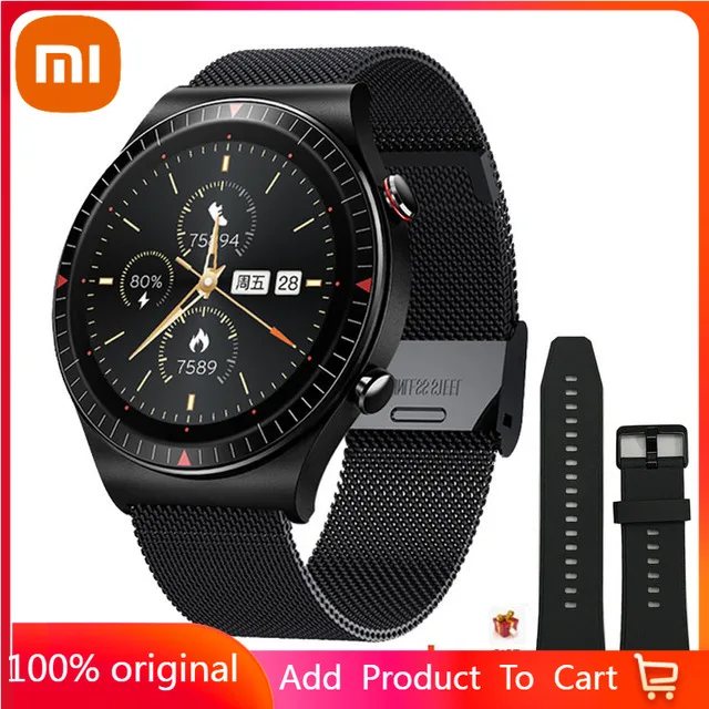 Xiaomi Bluetooth Call Smart Watch Men 4G Memory Card Music Player Smartwatch for Android Ios Recording Sport Fitness Tracker
Xiaomi Bluetooth Call Smart Watch Men 4G Memory Card Music Player Smartwatch for Android Ios Recording Sport Fitness Tracker
