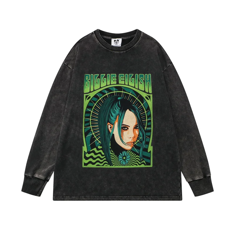 Oversized Washed Distressed Sweat Shirt Punk Girls Print Sweatshirt Cartoon Casual Harajuku Tops Autumn Fashion Cotton Pullover
Oversized Washed Distressed Sweat Shirt Punk Girls Print Sweatshirt Cartoon Casual Harajuku Tops Autumn Fashion Cotton Pullover