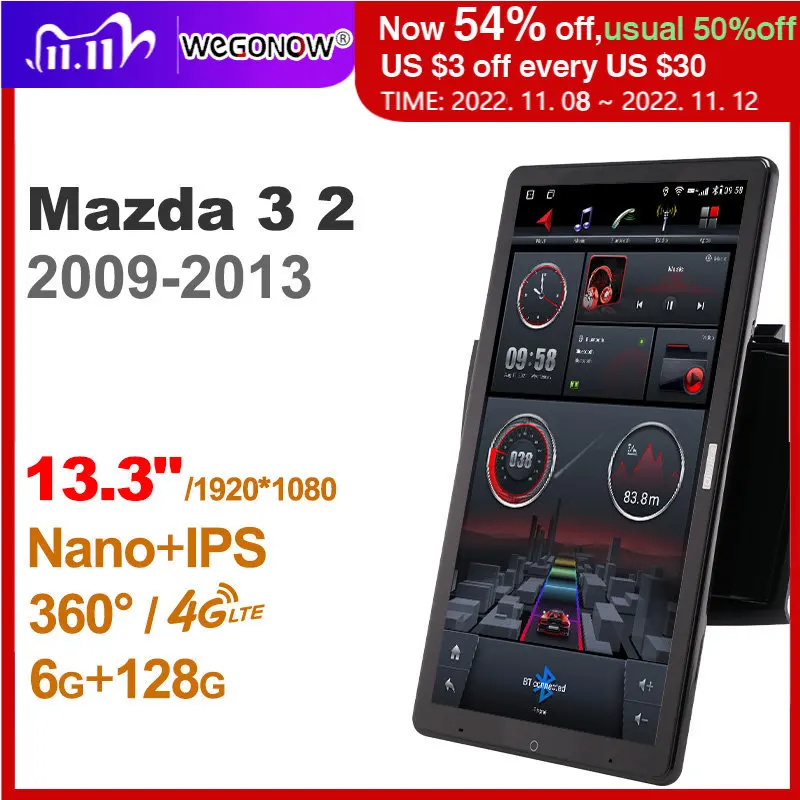 Автомобильный мультимедийный проигрыватель Ownice на Android 1920 с возможностью поворота на 1080*13,3, для Mazda 3 2 2009-2013, автомобильное радио 4G LTE 360, оптич...
Автомобильный мультимедийный проигрыватель Ownice на Android 1920 с возможностью поворота на 1080*13,3, для Mazda 3 2 2009-2013, автомобильное радио 4G LTE 360, оптич...