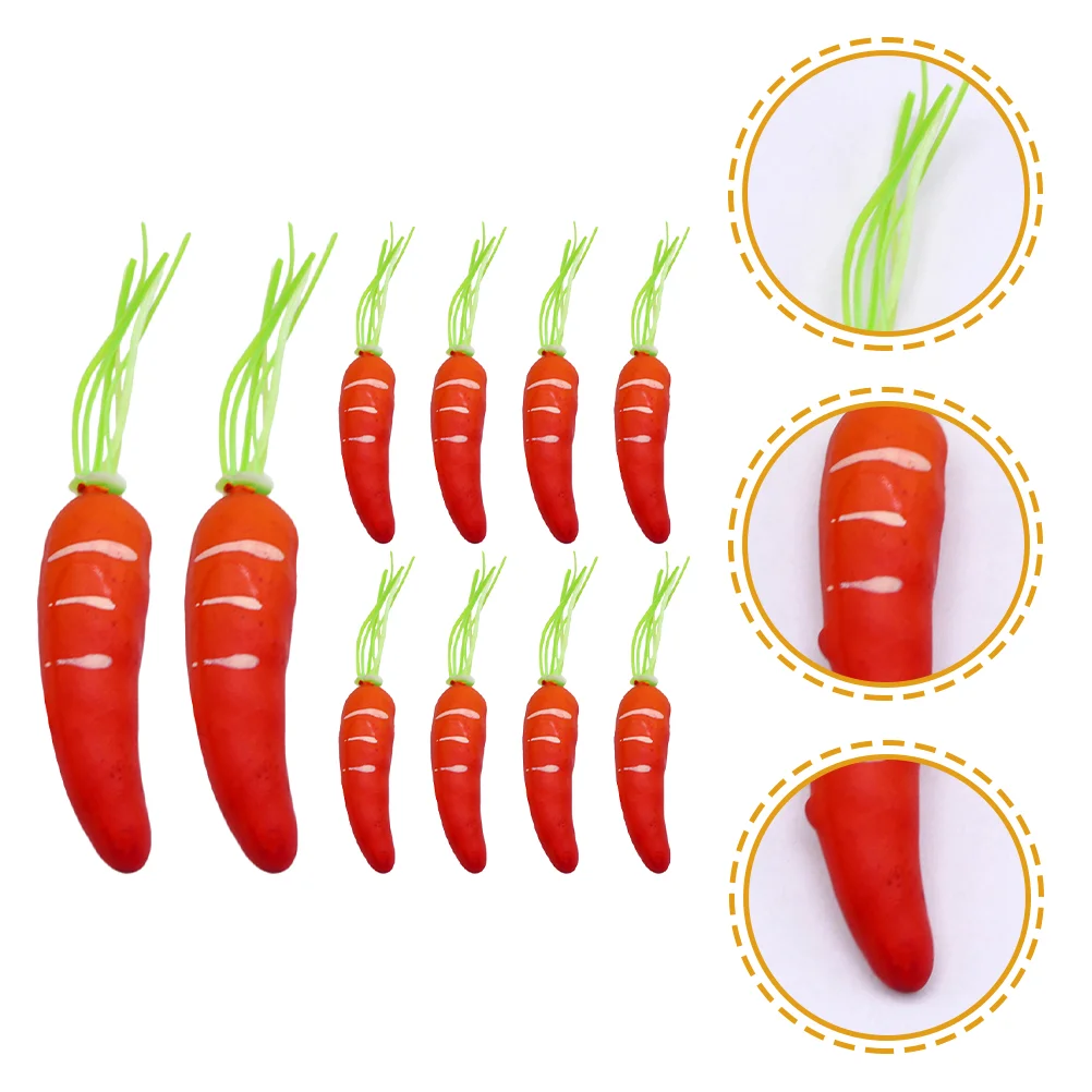 10pcs Portable Decorative Creative Artificial Carrots Props Foams Carrots Fake Vegetable Artificial Carrot
10pcs Portable Decorative Creative Artificial Carrots Props Foams Carrots Fake Vegetable Artificial Carrot