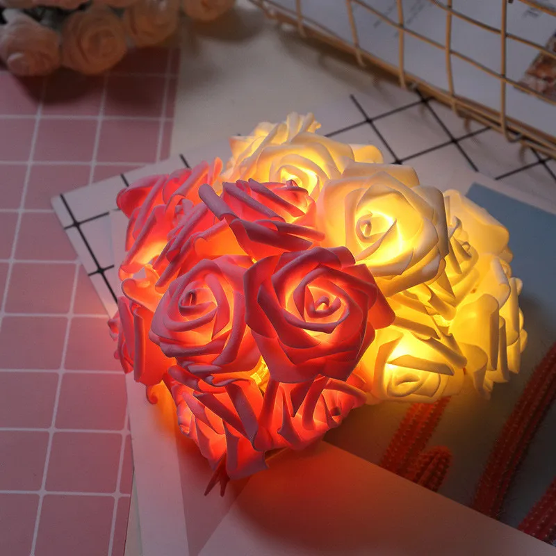 Artificial Rose Flower Led Fairy Lights USB/Battery Powered 10/20/40/80Led Garland Christmas Tree Decoration Wedding Party Decor
Artificial Rose Flower Led Fairy Lights USB/Battery Powered 10/20/40/80Led Garland Christmas Tree Decoration Wedding Party Decor