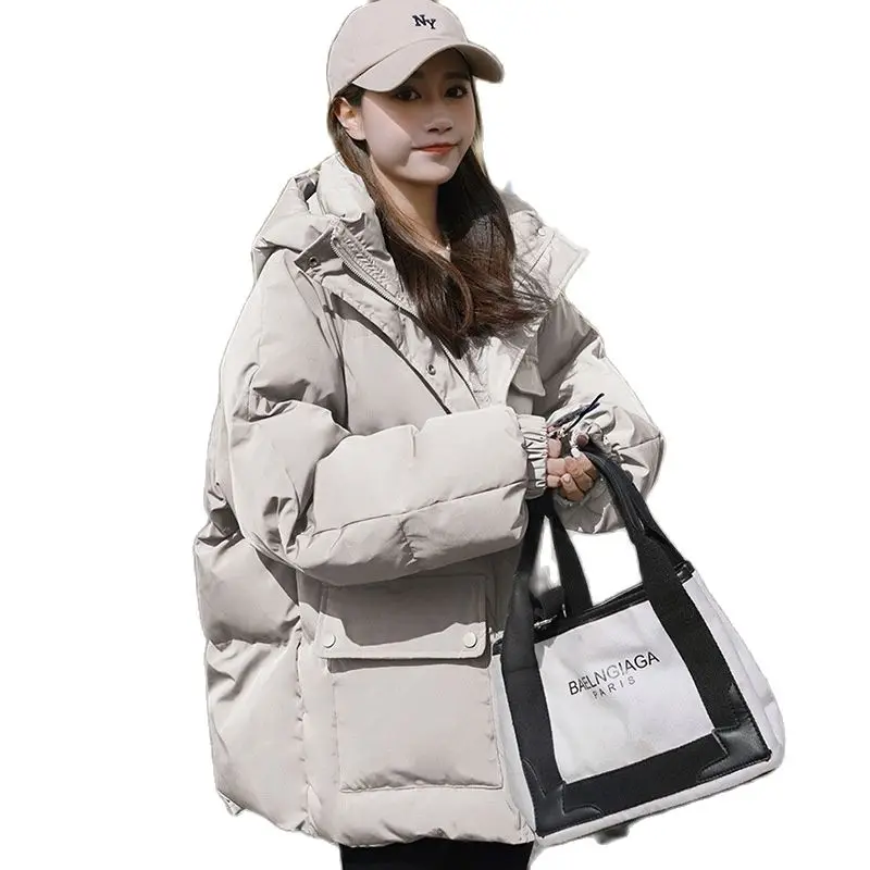 2022 Women Parkas Winter Jacket Streetwear Zipper Straight Solid Cotton Padded Coat Warm Femme Parka Black Hooded Women Clothing
2022 Women Parkas Winter Jacket Streetwear Zipper Straight Solid Cotton Padded Coat Warm Femme Parka Black Hooded Women Clothing