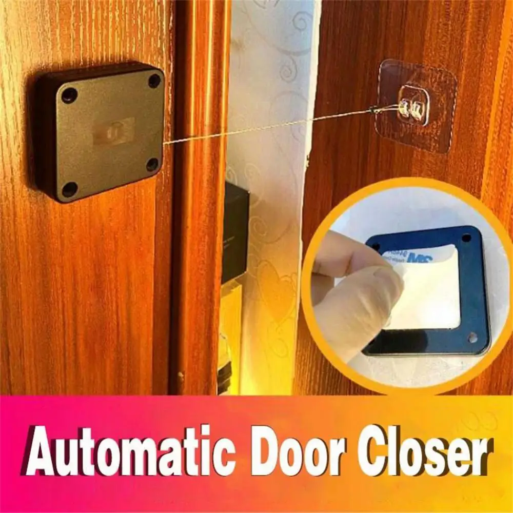 Punch-free Adjustable Automatic Door Closer Automatic Sensor Bracket Door Door Stopper Surface No Punching Rawstring Door Closer
Punch-free Adjustable Automatic Door Closer Automatic Sensor Bracket Door Door Stopper Surface No Punching Rawstring Door Closer