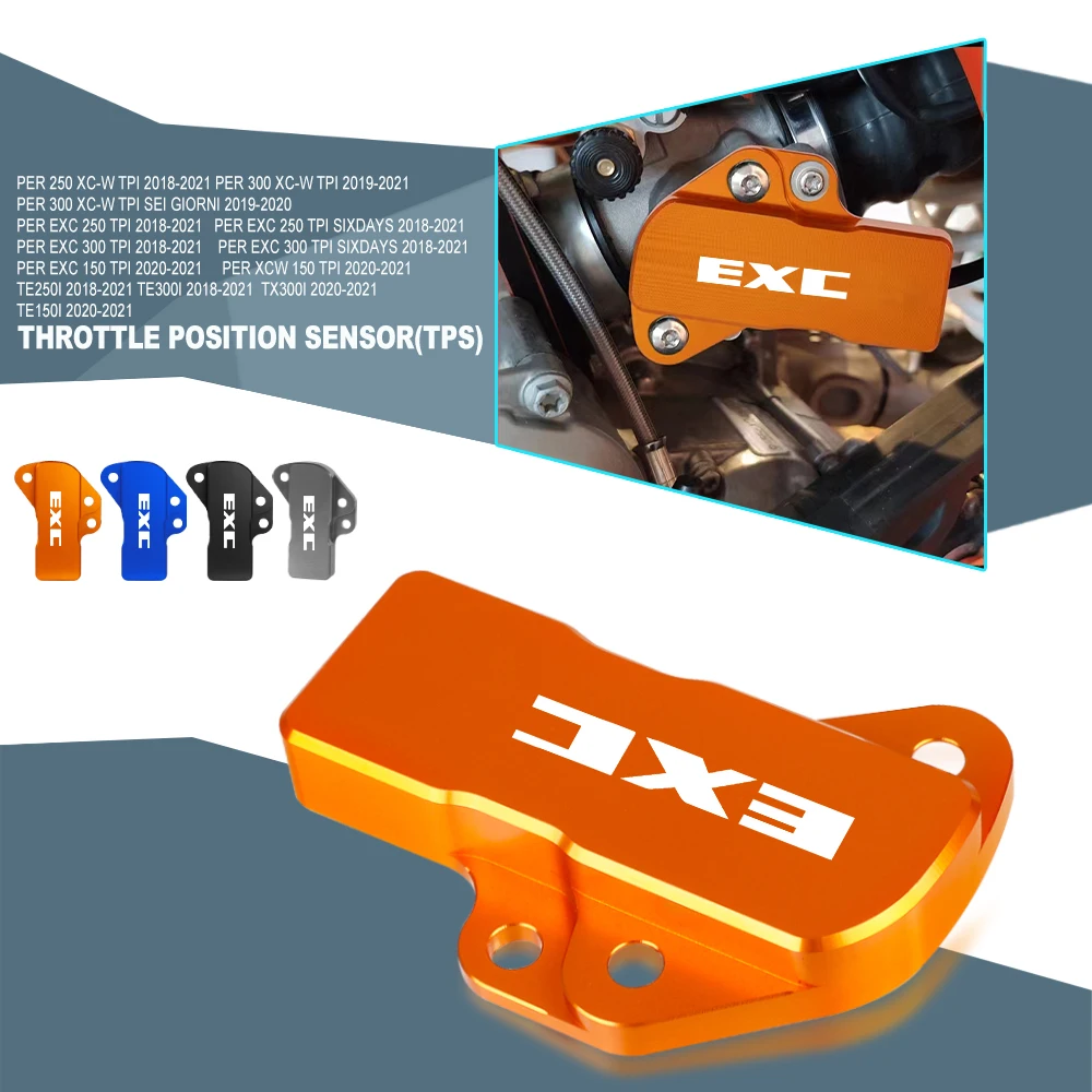 Motorcycle Throttle Position Sensor Guard Cover Protector For EXC 150 250 300 TPi Sixdays 2018-2022 2021 2020 EXC250 EXC300 EXC
Motorcycle Throttle Position Sensor Guard Cover Protector For EXC 150 250 300 TPi Sixdays 2018-2022 2021 2020 EXC250 EXC300 EXC