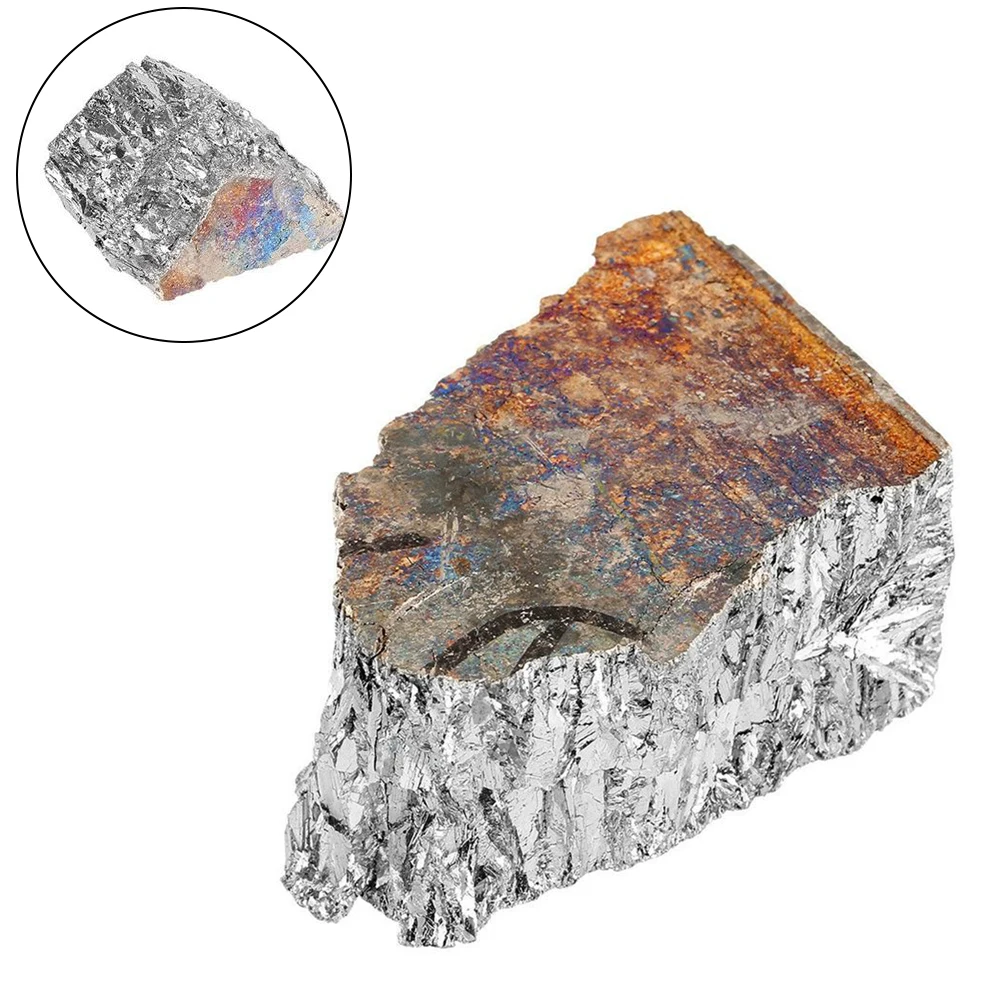 100g Bismuth Metal Stone 99.99% Pure High Pure Ingot Bi Metal Bismuth Ingot Mineral Bismuth 544.5 Melting Point
100g Bismuth Metal Stone 99.99% Pure High Pure Ingot Bi Metal Bismuth Ingot Mineral Bismuth 544.5 Melting Point