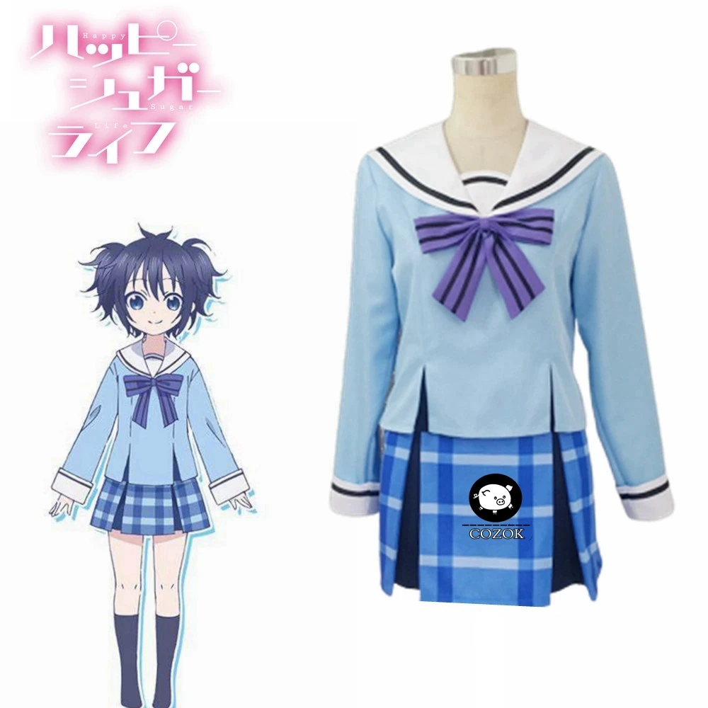 Anime Happy Sugar Life Koube Shio Cosplay Costume Women Girls JK Unifor Top+Skirt+Tie Full Set Custom Size
Anime Happy Sugar Life Koube Shio Cosplay Costume Women Girls JK Unifor Top+Skirt+Tie Full Set Custom Size