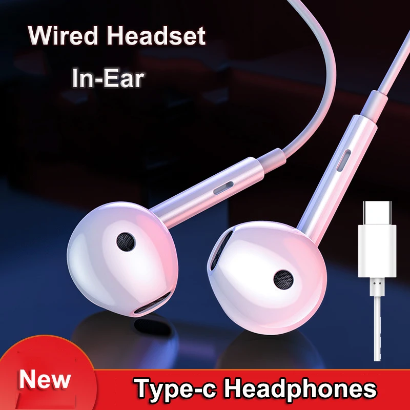 Type-c Earphones for Xiaomi Mi 12 11T Note 10 Mic Control Stereo In-ear Microphone Wired Headphones 3.5mm Headset for Huawei P50
Type-c Earphones for Xiaomi Mi 12 11T Note 10 Mic Control Stereo In-ear Microphone Wired Headphones 3.5mm Headset for Huawei P50