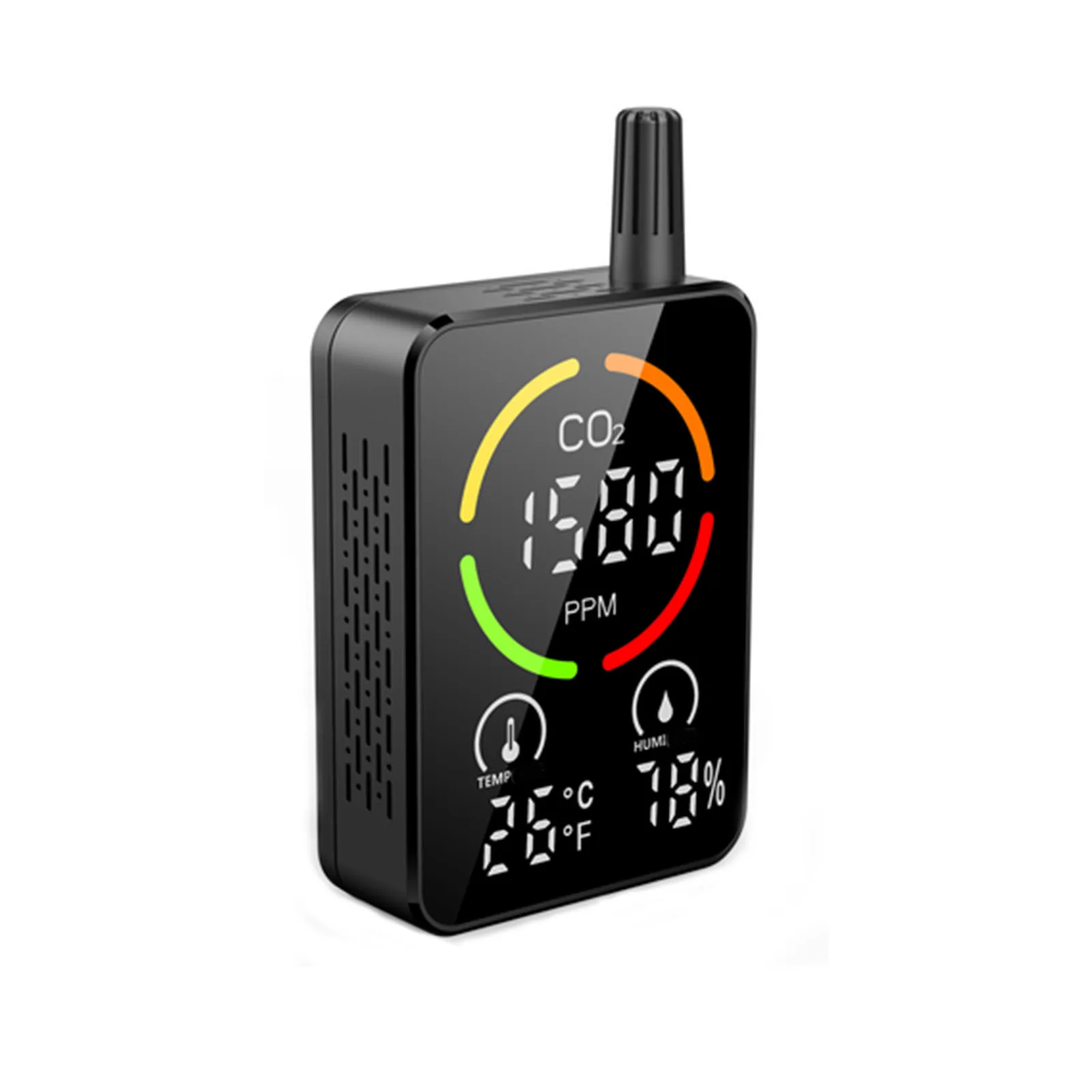 CO2 Detector Carbon Dioxide Sensor Air Quality Monitor Temperature Humidity Tester Professional Sensor Real Time Reading With
CO2 Detector Carbon Dioxide Sensor Air Quality Monitor Temperature Humidity Tester Professional Sensor Real Time Reading With