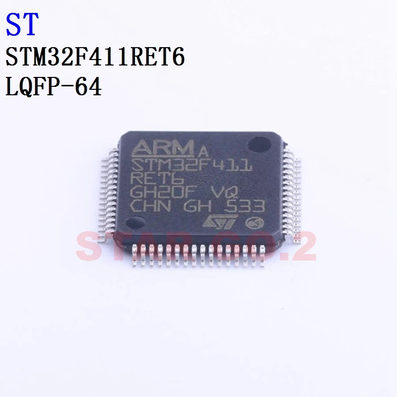 2PCSx STM32F411RET6 LQFP-64 ST Microcontroller
2PCSx STM32F411RET6 LQFP-64 ST Microcontroller