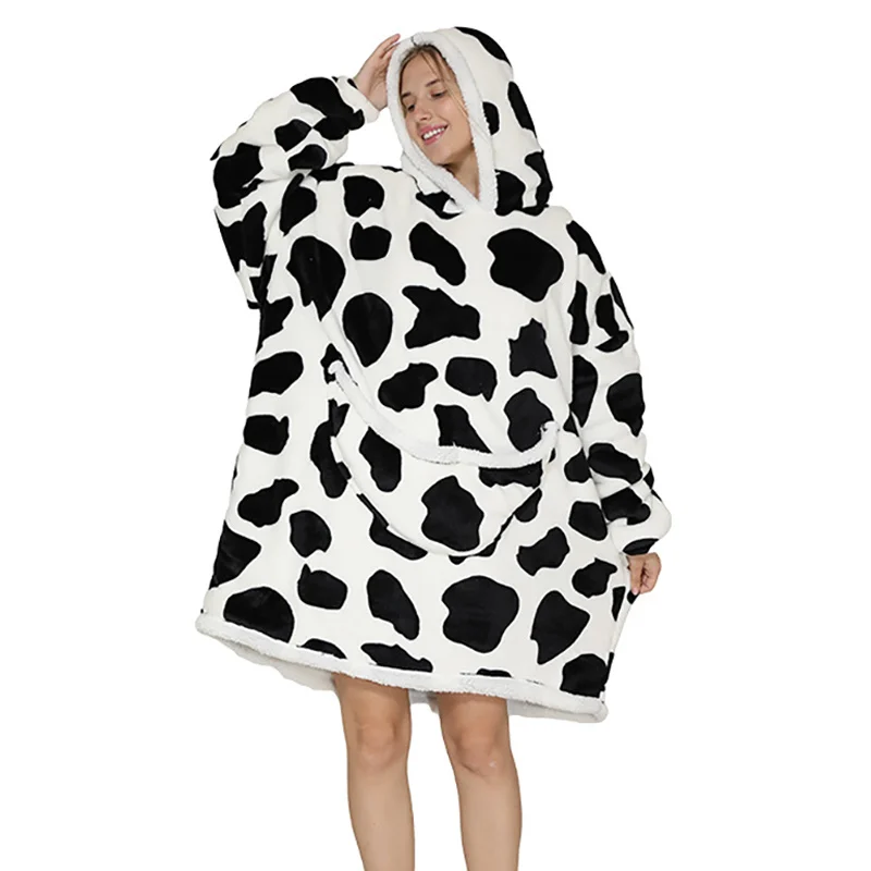 Fleece Oversized Hoodie Colorful Printed Sweatshirt Wearable Blanket with Sleeves Homewear Sherpa Warm Winter Oversize Pullover
Fleece Oversized Hoodie Colorful Printed Sweatshirt Wearable Blanket with Sleeves Homewear Sherpa Warm Winter Oversize Pullover