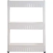 Three-Tier Slim Slide Out Pantry on Rollers, 5