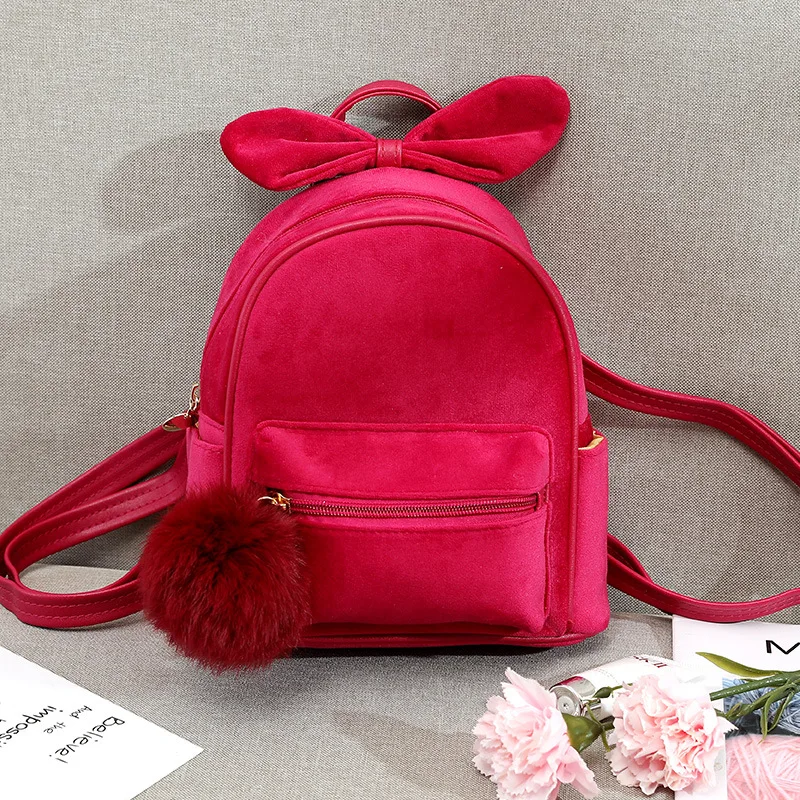 New Kids Backpack Plush Bowknot Solid Schoolbag Girls Mini Cartoon Knapsack Casual Shoulder Bags Fashion Cute Small Portable Bag
New Kids Backpack Plush Bowknot Solid Schoolbag Girls Mini Cartoon Knapsack Casual Shoulder Bags Fashion Cute Small Portable Bag