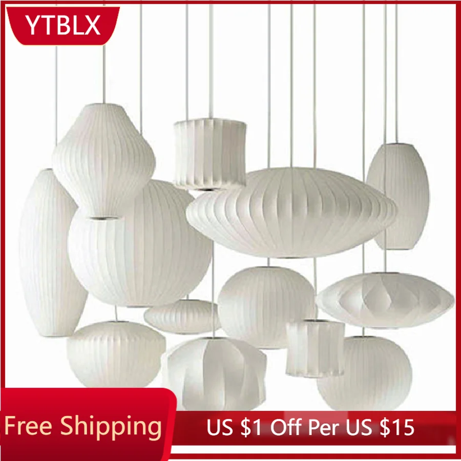 White Silk Tatami Led Chandelier Staircase Danish Dining Hall Bar Clothing Shop Pendant Lamp Lantern Lampshade Restaurant Lustre
White Silk Tatami Led Chandelier Staircase Danish Dining Hall Bar Clothing Shop Pendant Lamp Lantern Lampshade Restaurant Lustre